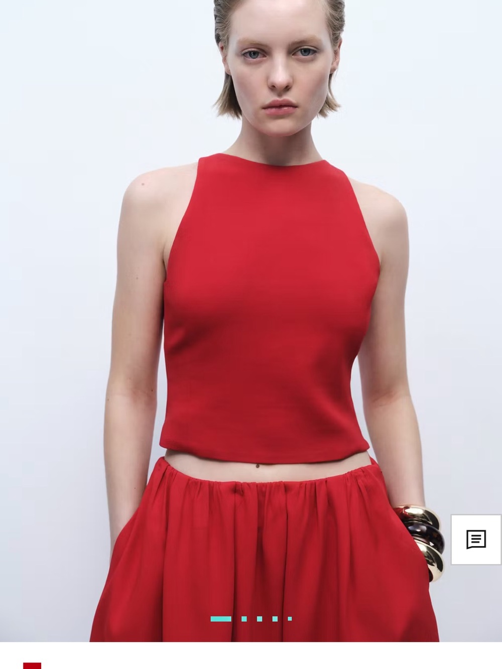 Mango Scarlet Maxi Skirt with Matching Top - Picture 2 of 5